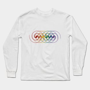 Rainbow Harmony (transparent) Long Sleeve T-Shirt